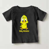 Niedlich Adorable Chick und Panda Graphic Baby T-shirt (Vorderseite)