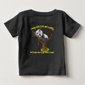 Niedlich Adorable Chick und Panda Graphic Baby T-shirt (Rückseite)