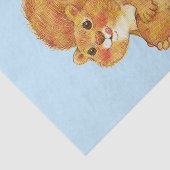 Niedlich Adorable Eichhörnchen Acorns Nuts Seidenpapier (Ausschnitt)