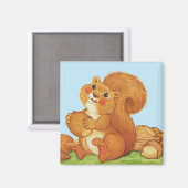 Niedlich Adorable Eichhörnchennudeln Magnet (Vorderseite/Rückseite)