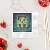 Niedlich Adorable Frankenstein Paper Napkin Serviette (Beispiel)