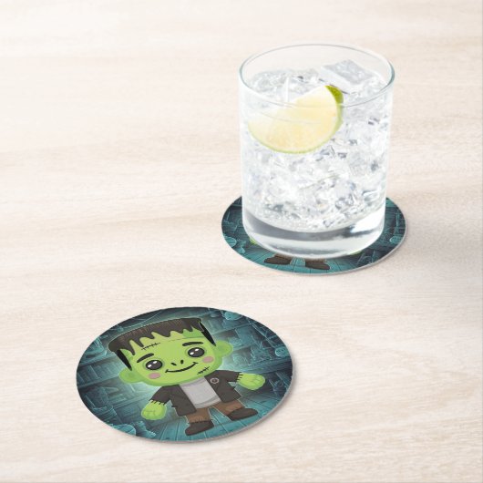 Niedlich Adorable Frankenstein Paper Untersetzer (Vor Ort)