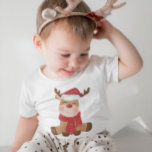 Niedlich Adorable Frohe Weihnachtsmann Baby T-shirt<br><div class="desc">Mit unserem "Niedlich Adorable Merry Christmas Rentier Baby T - Shirt"! 🦌 👶 Dress deine Kleine in den schönsten Weihnachtsrentierkleider für die festliche Saison. 🌟 Dieser T - Shirt ist so konzipiert, dass Ihr Baby unwiderstehlich niedlich aussieht und bereit ist, den Zauber der Weihnachtszeit zu feiern! 🎅 mit Sorgfalt und...</div>