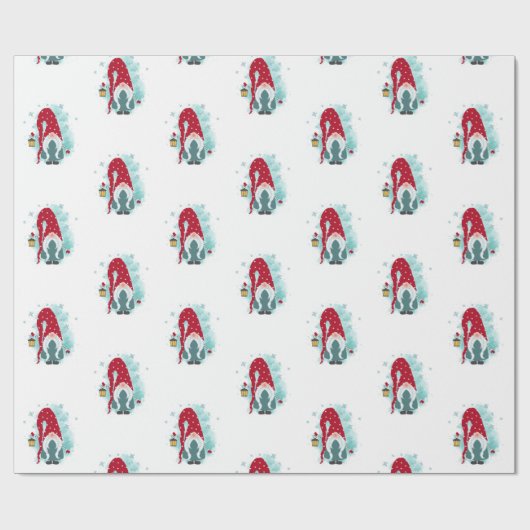 Niedlich Adorable Gnomes Geschenkpapier (Flach)