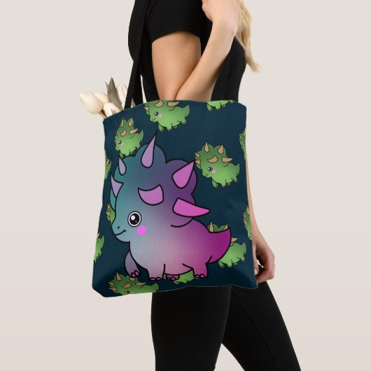 Niedlich Adorable Green Dinosaurier Tasche (Von Nahem)