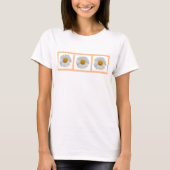 Niedlich Adorable Hübsch Daisy Blume T-Shirt (Vorderseite)