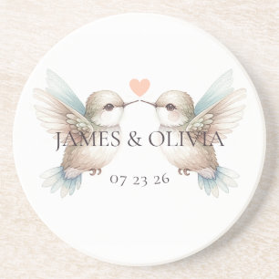 Niedlich Adorable Hummingbird Getränkeuntersetzer