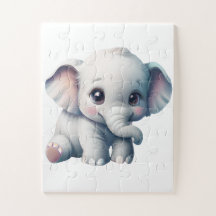 Niedlich Adorable Kawaii Baby Elephant