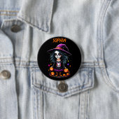 Niedlich Adorable Kawaii Halloween Hexe Button (Beispiel)