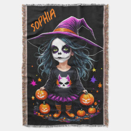 Niedlich Adorable Kawaii Halloween Hexe Decke