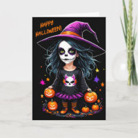 Niedlich Adorable Kawaii Halloween Hexe