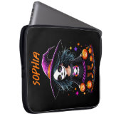 Niedlich Adorable Kawaii Halloween Hexe Laptopschutzhülle (Vorne Rechts)