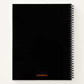 Niedlich Adorable Kawaii Halloween Hexe Notizblock (Rückseite)