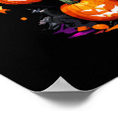 Niedlich Adorable Kawaii Halloween Hexe Poster (Ecke)