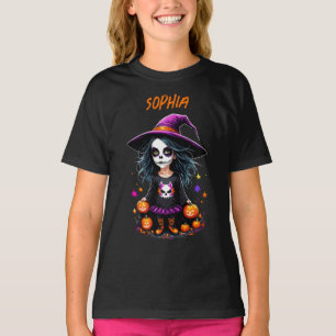 Niedlich Adorable Kawaii Halloween Hexe T-Shirt