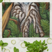 Niedlich Adorable Little Lynx Kitten Geschirrtuch (Gefaltet)