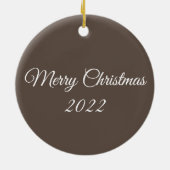 Niedlich Adorable Little Lynx Kitten Keramik Ornament (Hinten)