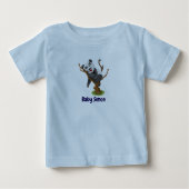Niedlich Adorable Panda und Siegel Cub Graphic Baby T-shirt (Vorderseite)