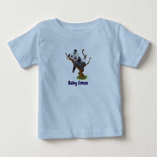 Niedlich Adorable Panda und Siegel Cub Graphic Baby T-shirt (Vorderseite)