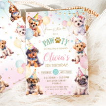 Niedlich Adorable Pawty Hunde Balloons Geburtstags