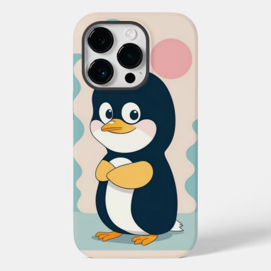 Niedlich Adorable Penquin Case-Mate iPhone Hülle (Rückseite)