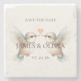 Niedlich Adorable Wedding Save the Date Stone Unte Steinuntersetzer