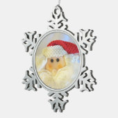 Niedlich Adorable Weihnachten Schneeflocken Zinn-Ornament (Rechts)