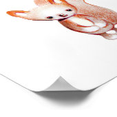 Niedlich Adorable Woodland Fox Boy Baby Kinderzimm Poster (Ecke)