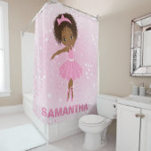 Niedlich-African American Ballerina Duschvorhang (Beispiel)