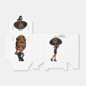 Niedlich-Afrikanisch-Amerikanische Diva Geschenkschachtel (Ungefaltet)