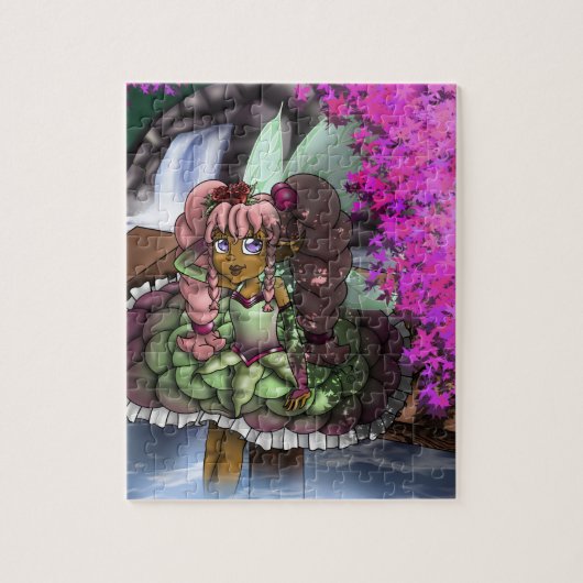 Niedlich-Afrikanische Fairy Puzzle (Vertikal)