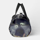 Niedlich Afrikanische Grauwürfel Küssen Personalis Duffle Bag (Rechts)