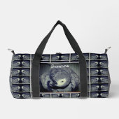 Niedlich-Afrikanischer Grau-Papagei Personalisiert Duffle Bag (Vorderseite)