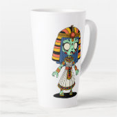 Niedlich ägyptischer Zombie Milchtasse (Rechte Ecke)