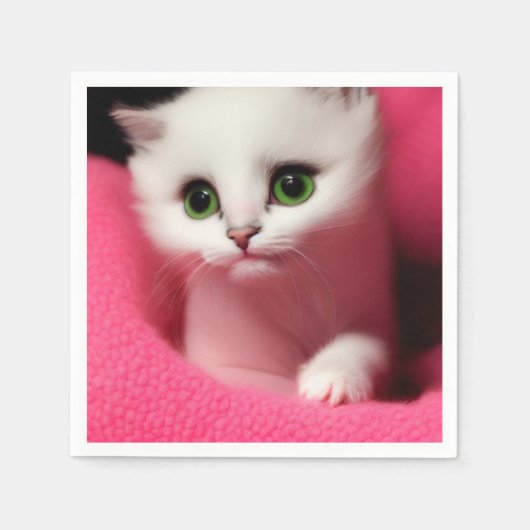 Niedlich Ai Kitten Serviette (Vorderseite)