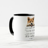 Niedlich Akita Dog Funny Custom Tasse (Vorderseite Links)