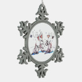 Niedlich Alaska Wildlife Snowflake Ornament Obelis (Links)