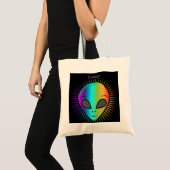 Niedlich Alien Head Thunder_Cove Tragetasche (Vorderseite (Produkt))