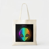 Niedlich Alien Head Thunder_Cove Tragetasche (Vorne)
