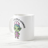 Niedlich Alien Nurse Kaffeetasse (Vorderseite Links)