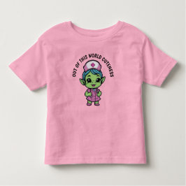 Niedlich Alien Nurse Kleinkind T-shirt