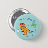 Niedlich Alioramus Button (Vorne & Hinten)