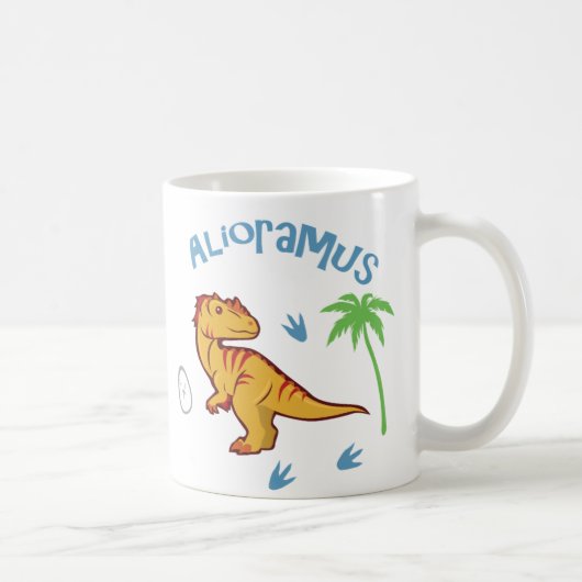 Niedlich Alioramus Kaffeetasse (Rechts)