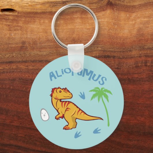 Niedlich Alioramus Schlüsselanhänger (Vorderseite)