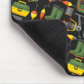 Niedlich alle notwendigen Fischereielemente Mousepad (Ecke)