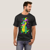 Niedlich Alligator Mardi Gras Mardi Gras Alligator T-Shirt (Vorne ganz)