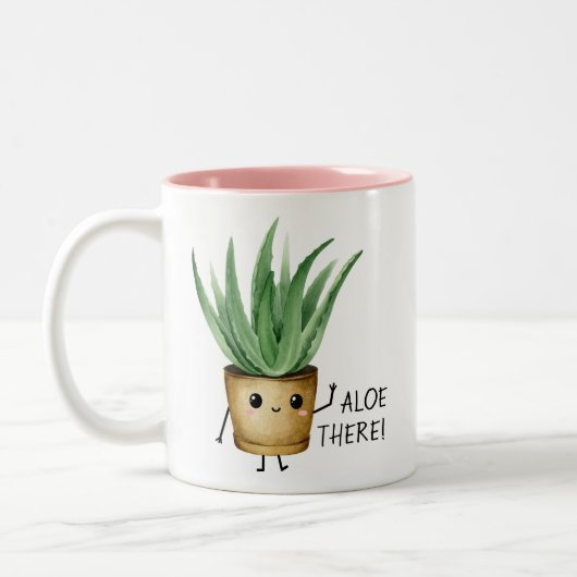Niedlich Aloe There Pflanze Lover Tasse (Links)