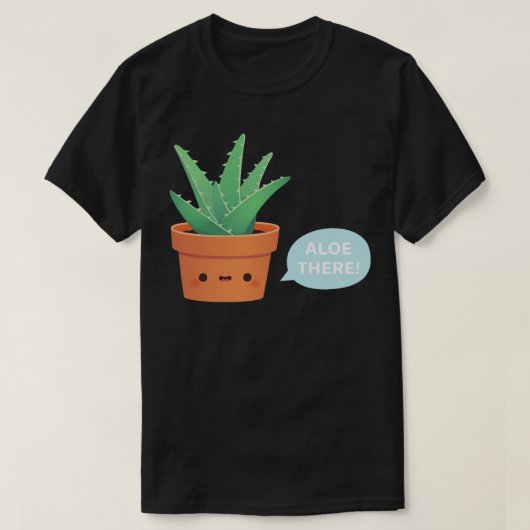 Niedlich Aloe Vera sagt dort T-Shirt (Design vorne)