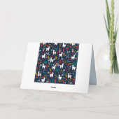 Niedlich Alpaca Karte (Rückseite)