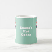 Niedlich Alpaca Llama Mint Grün Kakao Kaffeetasse (Mittel)